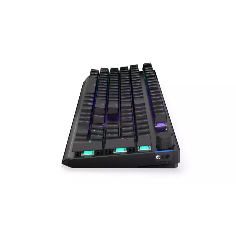Žaidimų klaviatūra ENDORFY Thock RF Wireless USB Mechaninė RGB Juoda