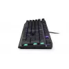 Žaidimų klaviatūra ENDORFY Thock RF Wireless USB Mechaninė RGB Juoda