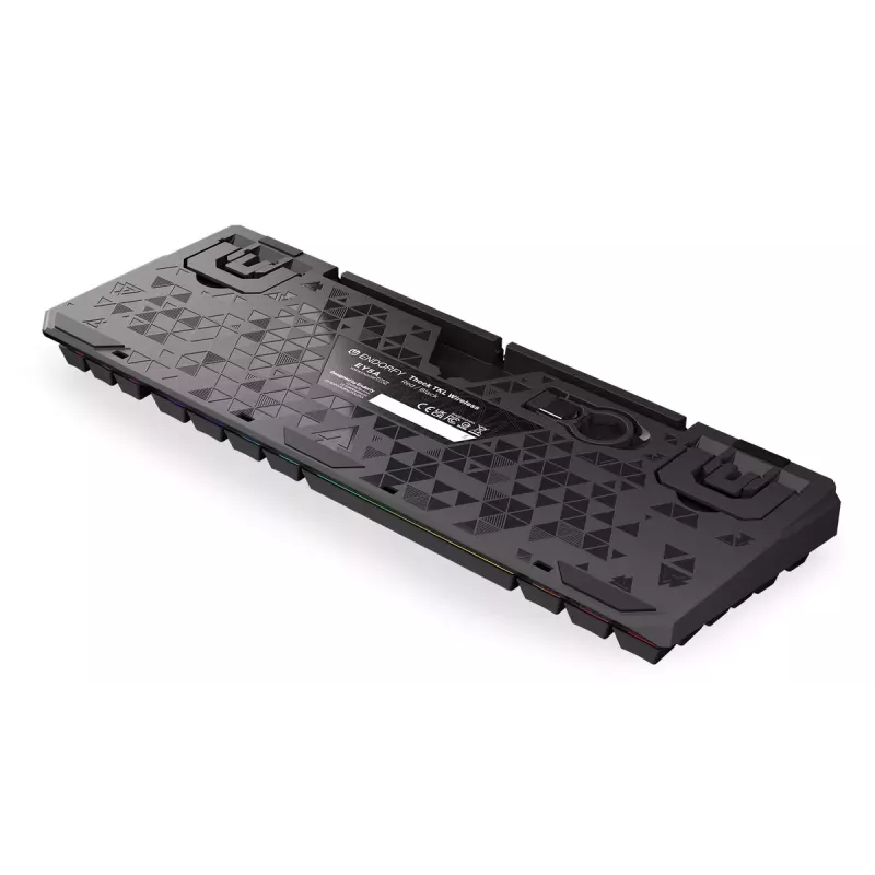 Belaidė klaviatūra ENDORFY Thock TKL Wireless Black Mechaninė RGB LED 87 klavišų