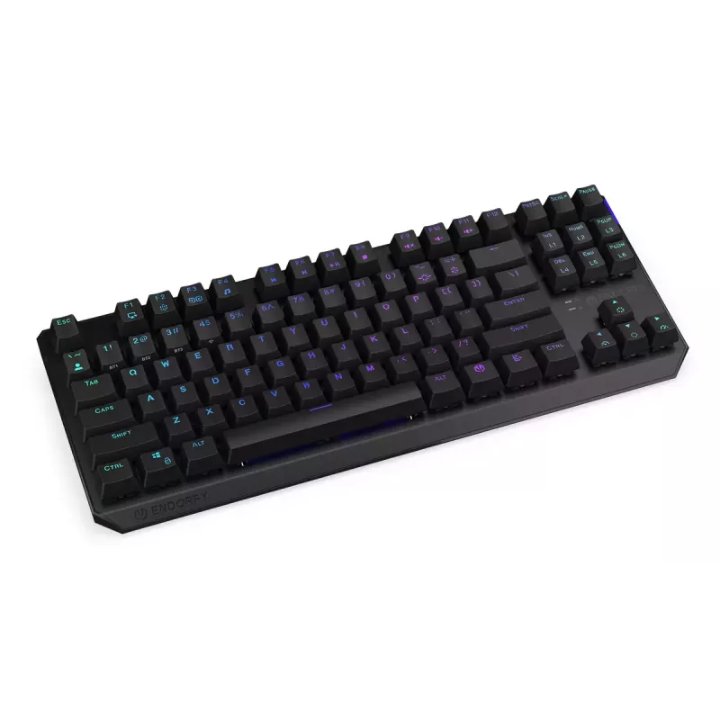 Belaidė klaviatūra ENDORFY Thock TKL Wireless Black Mechaninė RGB LED 87 klavišų
