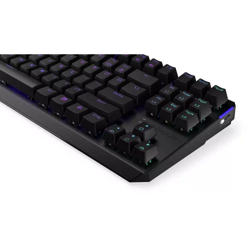 Belaidė klaviatūra ENDORFY Thock TKL Wireless Black Mechaninė RGB LED 87 klavišų