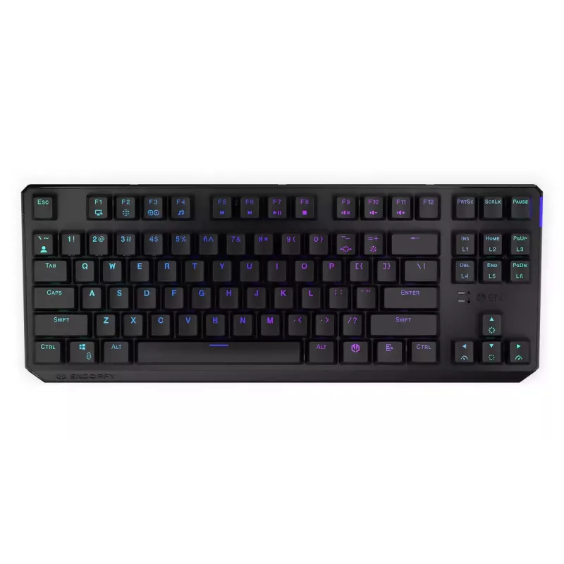 Belaidė klaviatūra ENDORFY Thock TKL Wireless Black Mechaninė RGB LED 87 klavišų