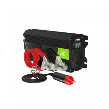 Green Cell PRO automobilinis įtampos keitiklis INVGC04, 24V DC į 230V AC, 500W/1000W