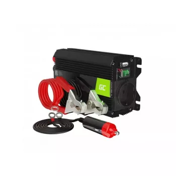 Keitiklis Green Cell INVGC02, 24V DC į 230V AC, gryna sinusinė banga