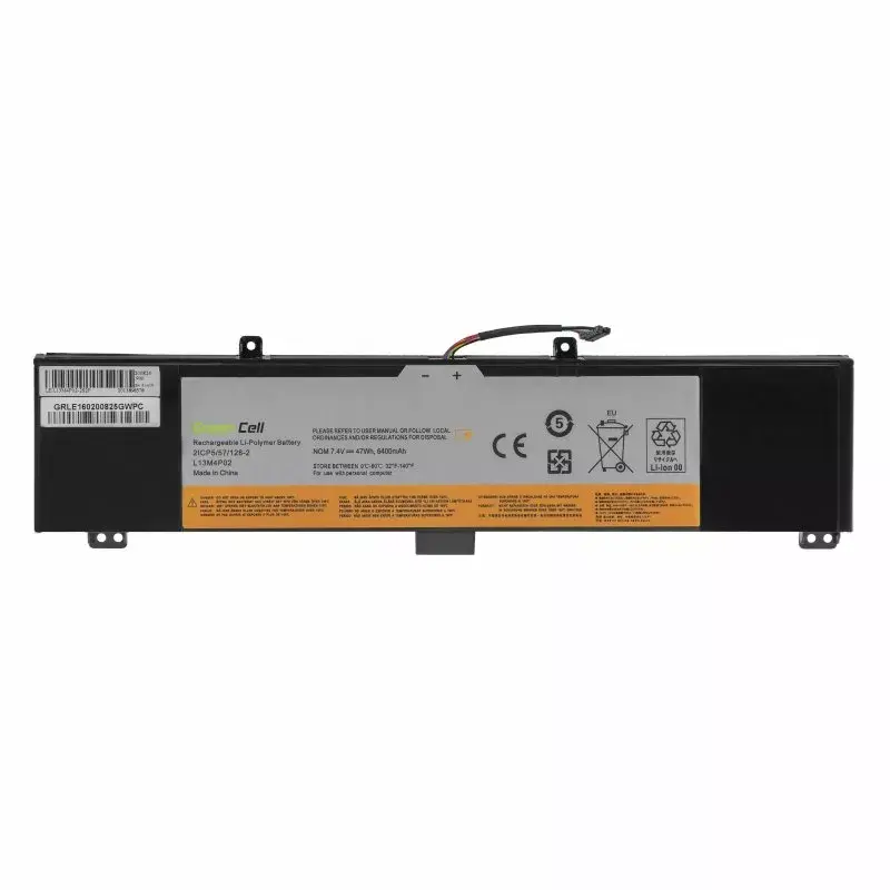 Baterija Green Cell LE160, skirta Lenovo Y50, Y50-70, Y70, Y70-70