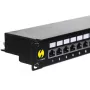 Patch panel NETRACK 104-03 19 colių 24 prievadų RJ45 tinklo kabeliavimui