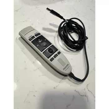 Stalinis diktofono mikrofonas Philips SpeechMike USB LFH3200 juodas