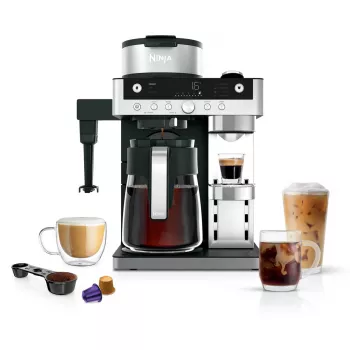 Kavos virimo aparatas Ninja CFN802EU – pusiau automatinis, 1,8 L vandens bakas, 1550 W, juodas