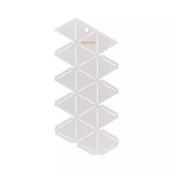 Fiskars 1059566 Siluetinis trafaretas iš balto plastiko suaugusiems ir vaikams