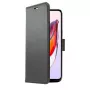 Dėklas-piniginė SCREENOR, iPhone 15, 6,1 colio (15,5 cm), juoda, 3 kortelių kišenės, eko oda+TPU
