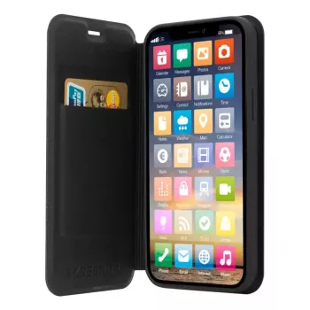 Dėklas-piniginė Screenor Clever Samsung Galaxy A36/A56 17 cm Juoda