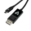 Laidas keitiklis USB Type-C 3.2 Gen 1 į DisplayPort juodas V7 V7UCDP-2M