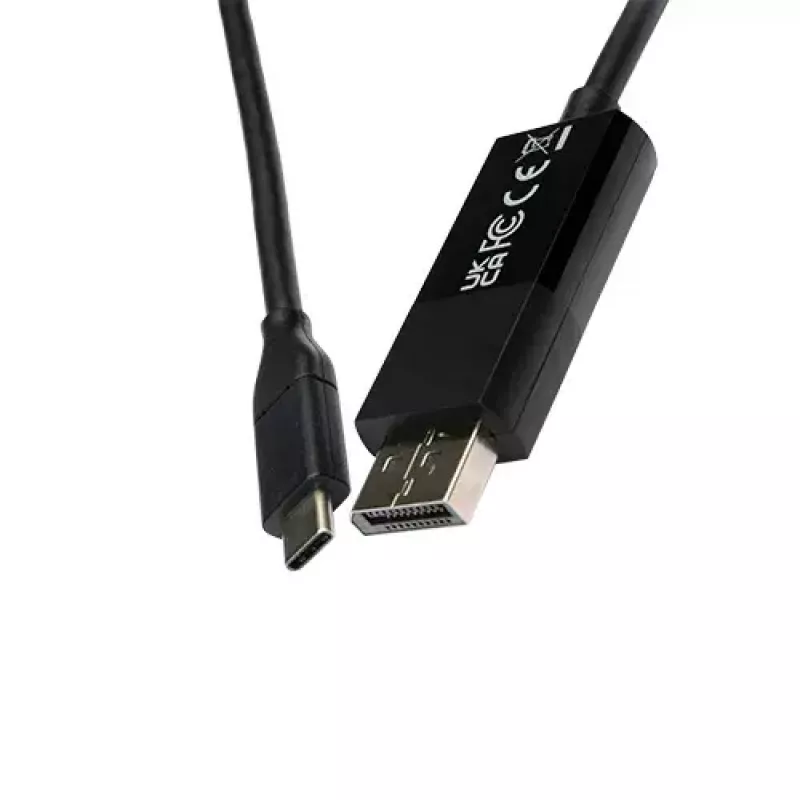 Laidas keitiklis USB Type-C 3.2 Gen 1 į DisplayPort juodas V7 V7UCDP-2M