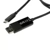 Laidas keitiklis USB Type-C 3.2 Gen 1 į DisplayPort juodas V7 V7UCDP-2M