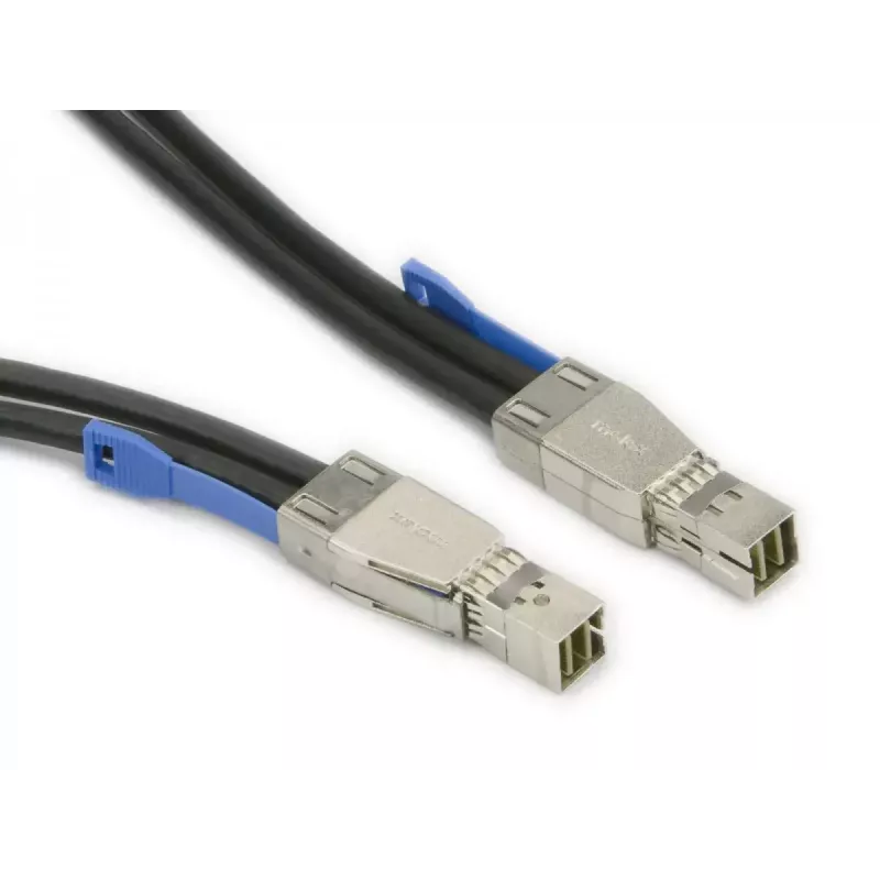 Išorinis MiniSAS HD kabelis Supermicro CBL-SAST-0573, 1 m, MiniSAS–MiniSAS, juodas