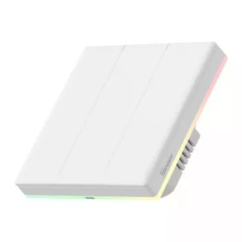Sieninis išmanus jungiklis Sonoff T5 3C 3 kanalų Wi-Fi lietiminis (įmontuojamas)