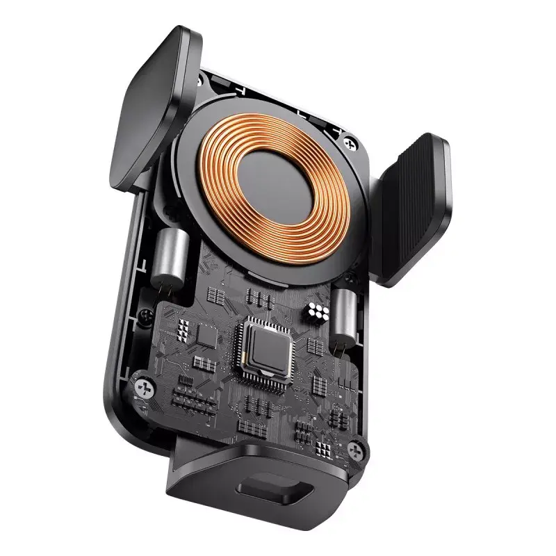 Belaidis automobilinis laikiklis su įkrovimu Baseus Wisdom Car Mount Wireless Charger