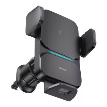 Belaidis automobilinis laikiklis su įkrovimu Baseus Wisdom Car Mount Wireless Charger
