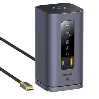 Docking stotelė Baseus Spacemate Series 11-in-1 pilkai