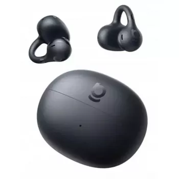 Ausinės Baseus Bass BC1 OWS su segtuku, juodos