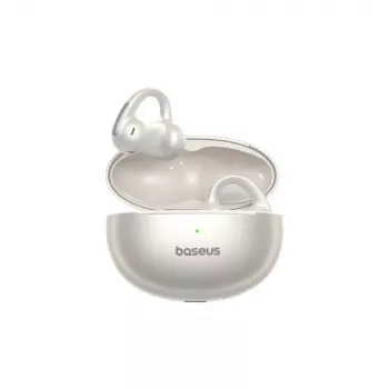 Baseus Bowie MC1 Pro Open-Ear TWS belaidės ausinės, Stellar White