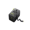 Kroviklis Baseus EnerCore CG11 — vidinis AC greitas kroviklis, 2x USB‑C, 1 m laidas, juodas