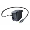 Įkroviklis Baseus EnerCore CJ11 Greitasis Įkroviklis 3C 67W — 3× USB-C, AC įvestis, Juodas