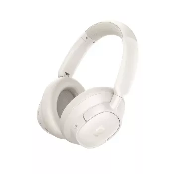 Belaidės ausinės su triukšmo slopinimu Baseus BH1 NC — Bluetooth 6.0, Baltos