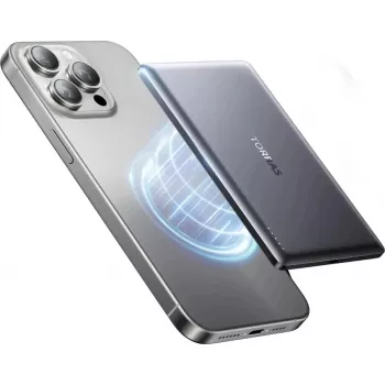 Nešiojamas powerbankas Lexon MINIMAG POWER BANK tamsiai pilkas X00PB4001