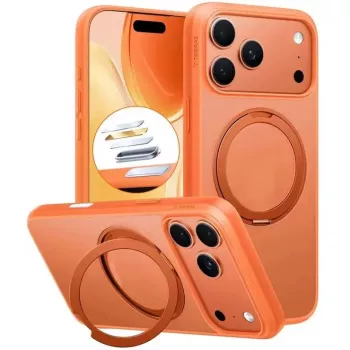 Dėklas telefonui Torras Pro Series, skirtas iPhone 17 Pro — oranžinis (X00FX2407)