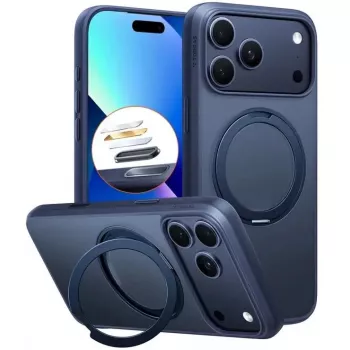 Dėklas Torras Pro Series, skirtas iPhone 17 Pro, tamsiai mėlynas