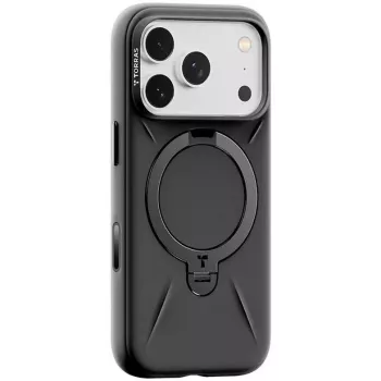 Apsauginis dėklas Torras Spin Softune iPhone 17 Pro Max – juodas