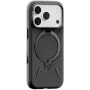 Apsauginis dėklas Torras iPhone 17 Pro — Fitness Series Ostand, juodos spalvos, plonas ir lengvas
