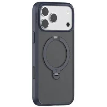 Dėklas Torras Ostand Spin Series, iPhone 17 Pro, tamsiai mėlynas