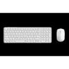 Belaidė klaviatūra ir pelė RAPOO 9310M – pilno dydžio RF+Bluetooth komplektas, balta