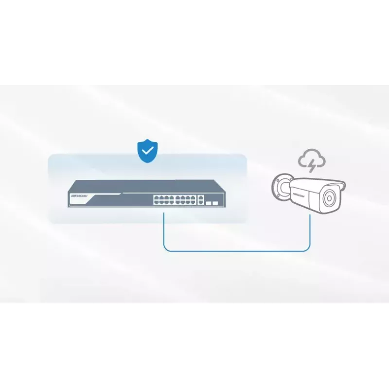Valdomas jungiklis Hikvision DS-3E1309P-EI