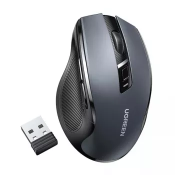 Pelė Ugreen MU006 belaidė USB 2.4GHz 4000 DPI juoda