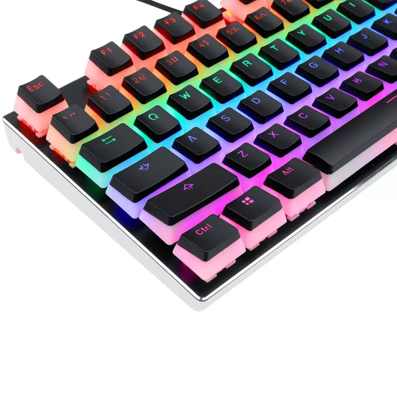 Mechaninių klavišų rinkinys REDRAGON A130 PBT Doubleshot — Juodas