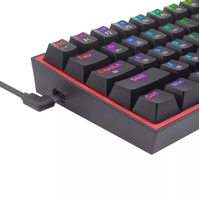 Klaviatūra REDRAGON FIZZ PRO K616-RGB B Gaming USB RF Wireless Bluetooth QWERTY Juoda Raudona