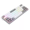 Mechaninė klaviatūra REDRAGON K617-RGB Fizz, laidinė USB, pilka balta