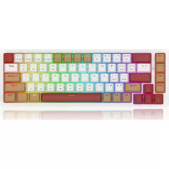 Mechaninė klaviatūra REDRAGON K677WLR-RGB-PRO – belaidė, RGB foninis apšvietimas