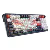 Mechaninė klaviatūra REDRAGON K686AK-RGB-PRO – RF belaidė + USB, Navy White, 1,5 m laidas