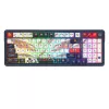 Mechaninė klaviatūra REDRAGON K686AK-RGB-PRO – RF belaidė + USB, Navy White, 1,5 m laidas