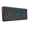 Mechaninė klaviatūra REDRAGON K708-RGB-PRO su USB, RF belaidžiu ryšiu ir Bluetooth, 1,5 m laidas, juoda, 0,76 kg