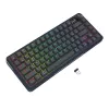 Mechaninė klaviatūra REDRAGON K708-RGB-PRO su USB, RF belaidžiu ryšiu ir Bluetooth, 1,5 m laidas, juoda, 0,76 kg