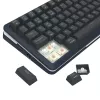 Mechaninė klaviatūra REDRAGON K708-RGB-PRO su USB, RF belaidžiu ryšiu ir Bluetooth, 1,5 m laidas, juoda, 0,76 kg