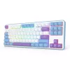 Mechaninė klaviatūra REDRAGON K707WBP-RGB-PRO StarBlade, laidas USB, mėlyna balta
