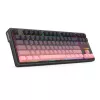 Mechaninė klaviatūra REDRAGON Antonium Pro K728SP-RGB-PRO – USB, RF belaidė, Bluetooth, juoda/rožinė