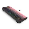 Mechaninė klaviatūra REDRAGON Antonium Pro K728SP-RGB-PRO – USB, RF belaidė, Bluetooth, juoda/rožinė