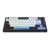 Mechaninė klaviatūra REDRAGON K732WLB-RGB-PRO URANUS PRO — 65%, USB + RF + Bluetooth, QWERTY, 1,5 m laidas, Juoda/Balta